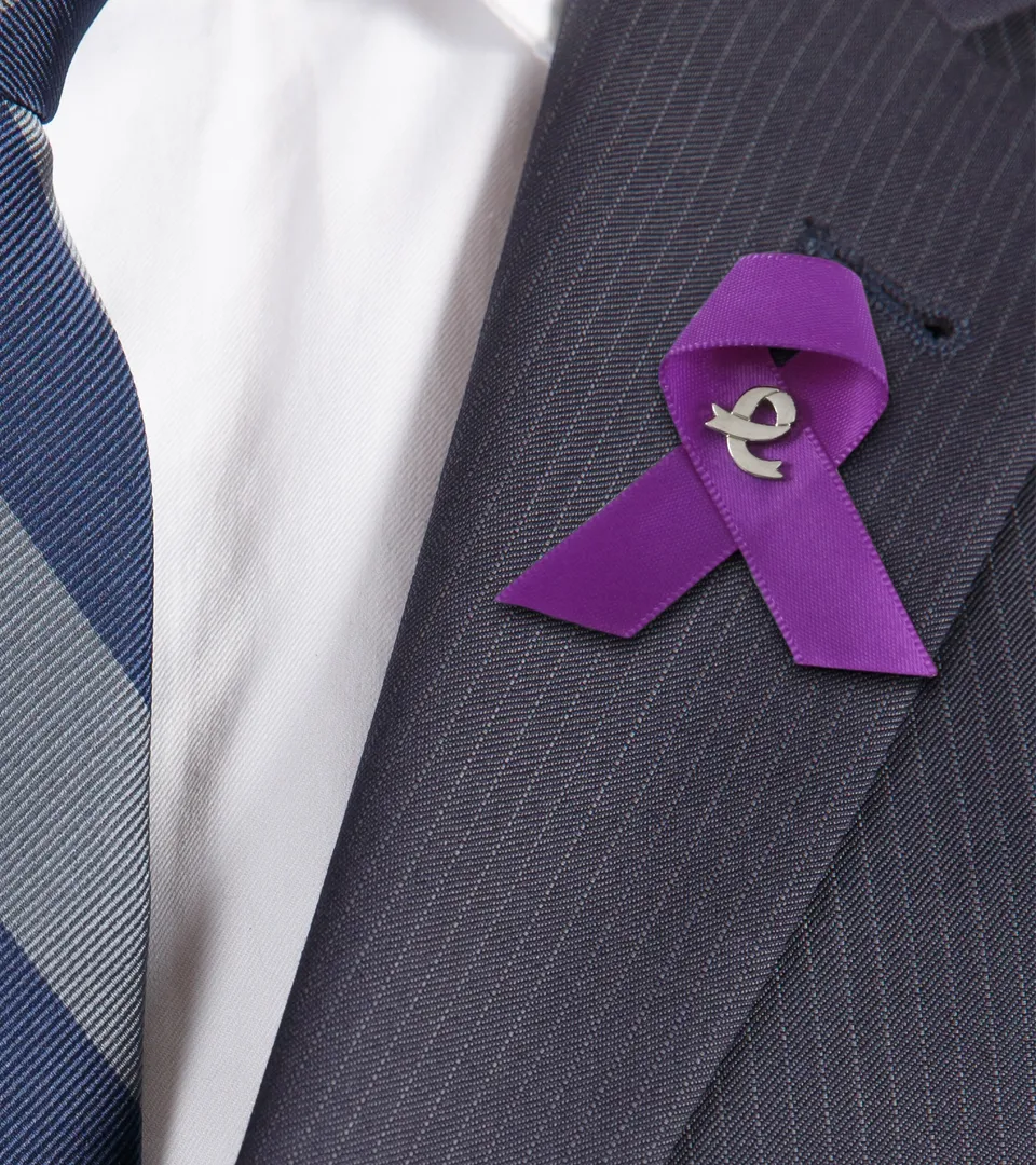 Purple Day Awareness Ribbon